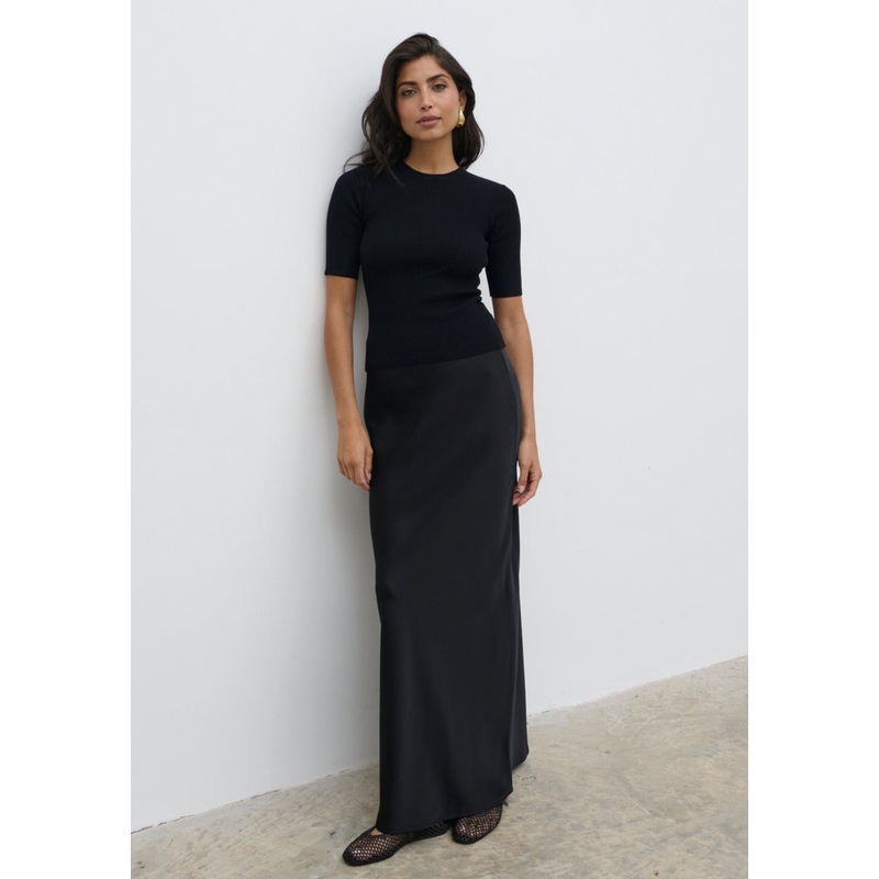 Breya Maxi Skirt – Black-6 & 8 & 10 & 12 & 14 & 16