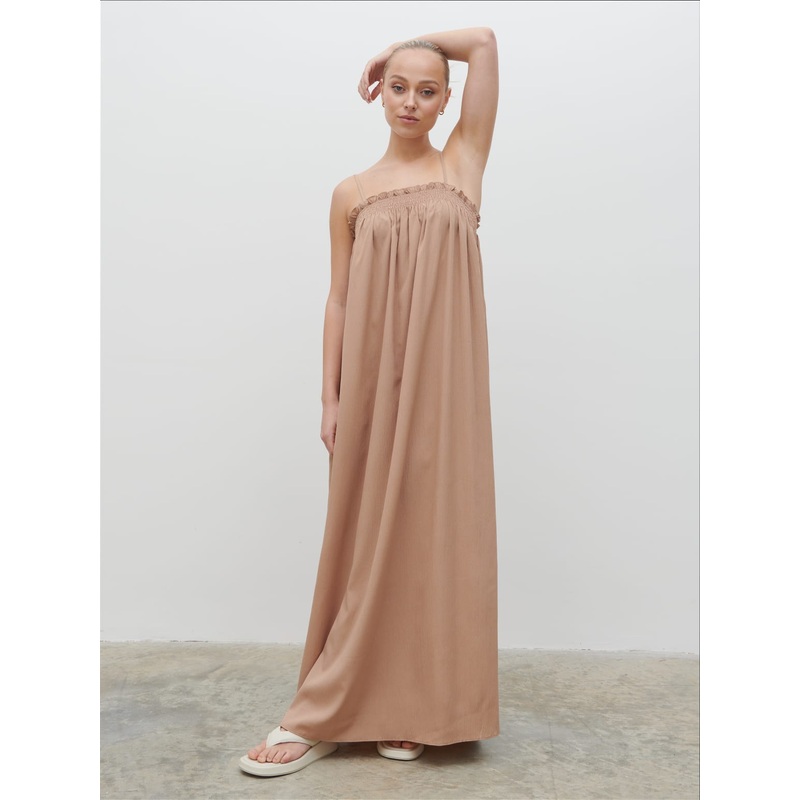 Ada Maxi Dress – Biscuit-6 & 8 & 10 & 12 & 14 & 16