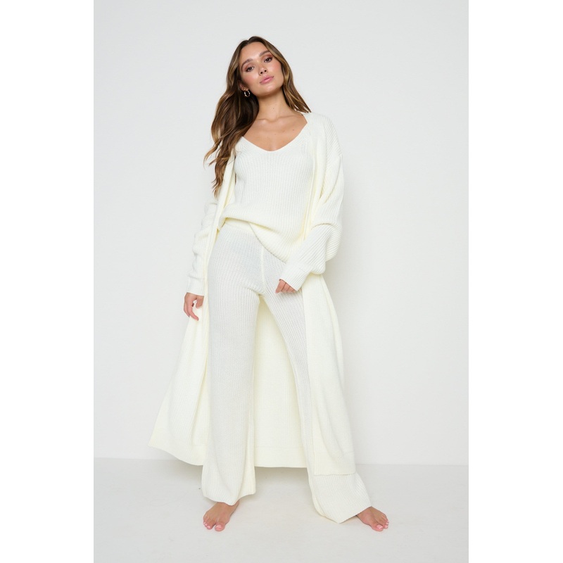 Arden Maxi Cardigan – Cream-XS & S & M & L