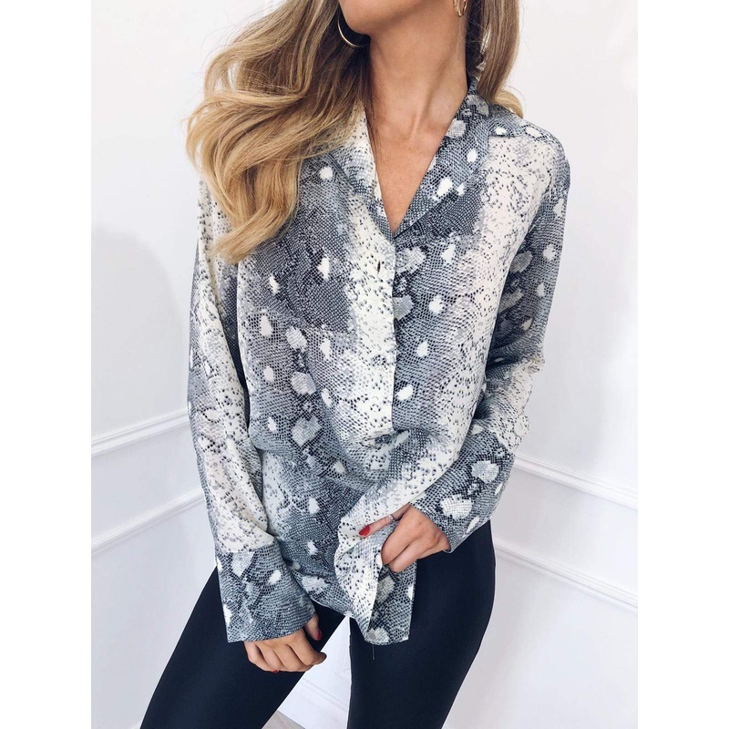 AMARA SHIRT – SNAKE PRINT-S/M & M/L