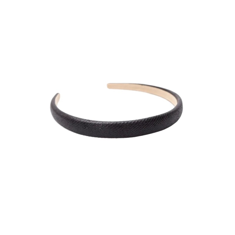 Black Colour MARIELA Metallic Headband