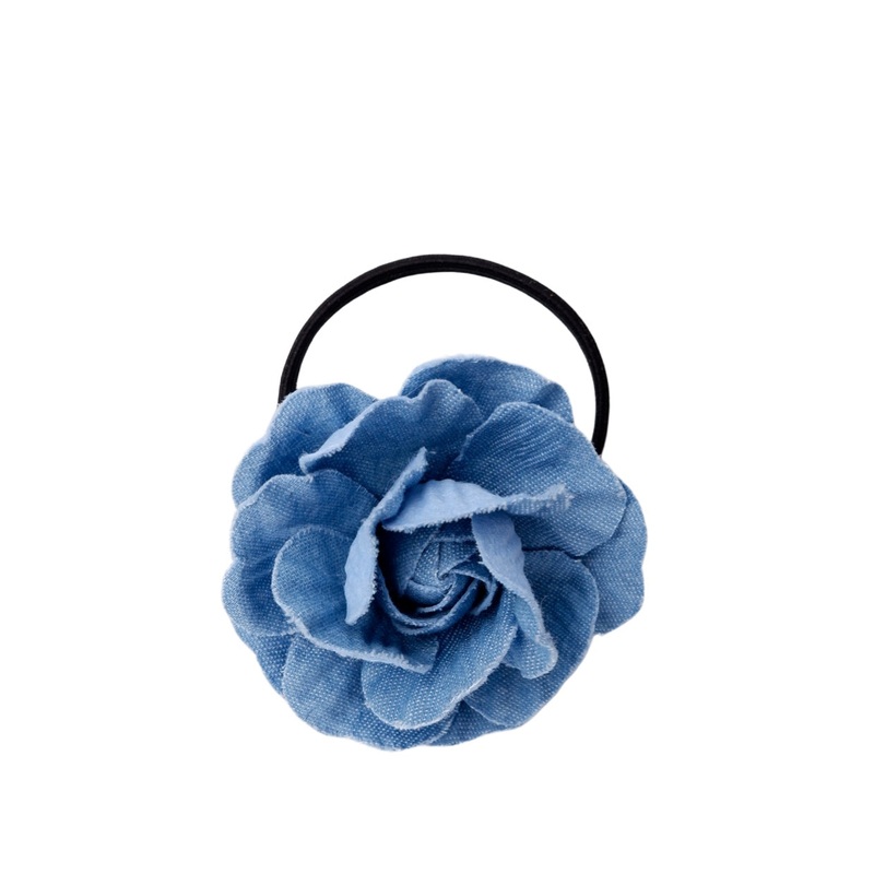 Black Colour Texas Flower Hair Elastic