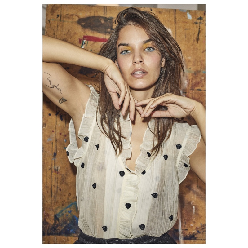 Co Couture Drop Top-Off White-XS & S & M & L