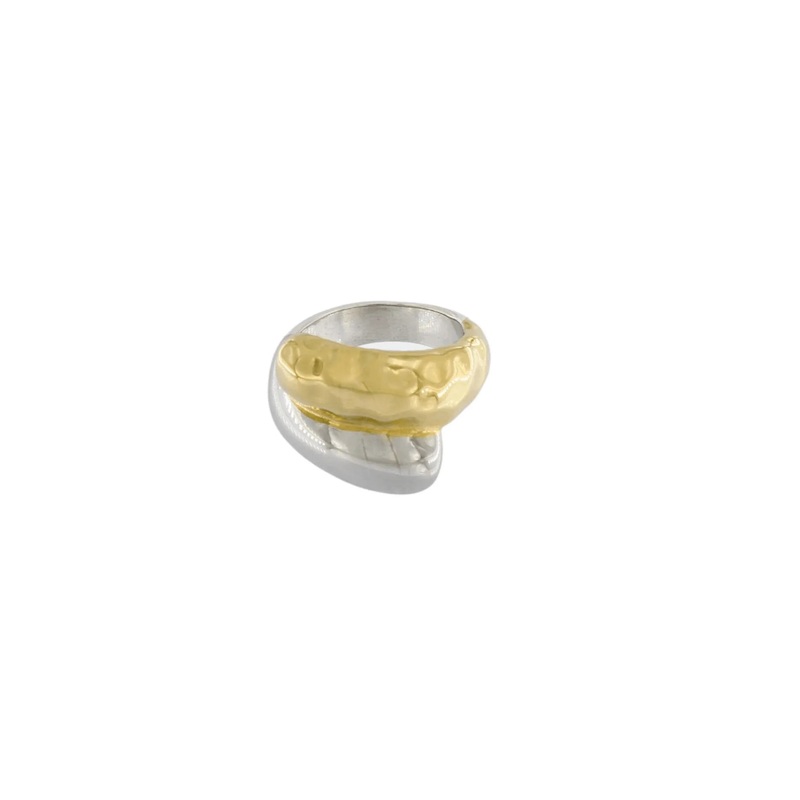 Dansk Joy Two Tone Ring-Gold-L