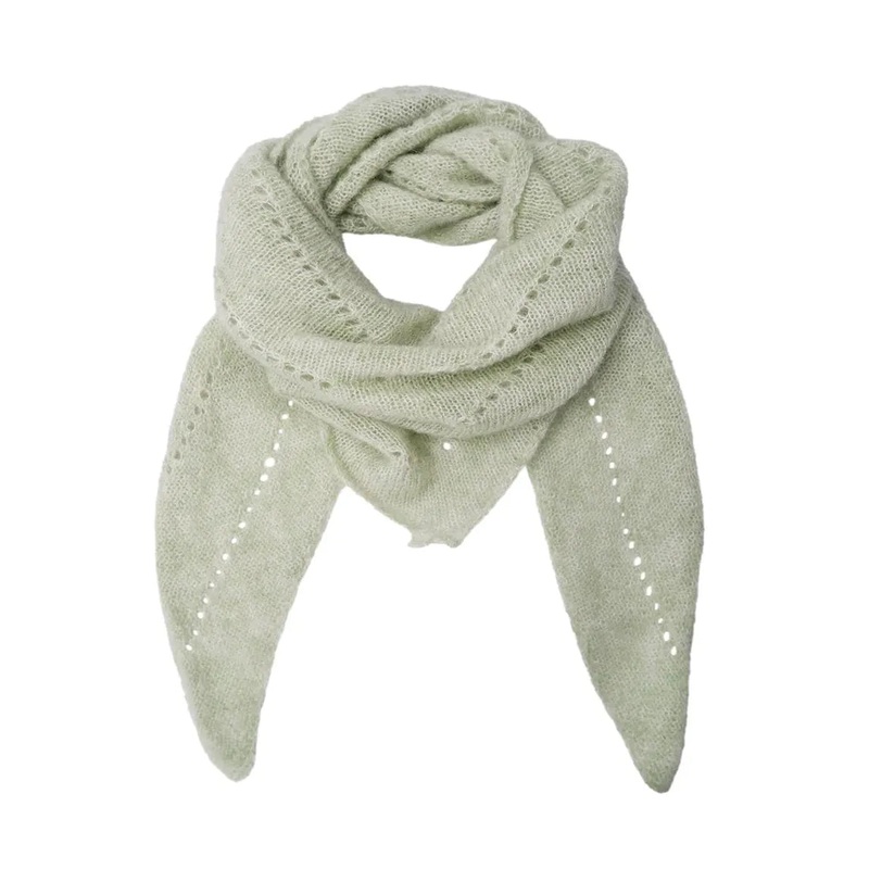 Black Colour Dell Knitted Mini Scarf