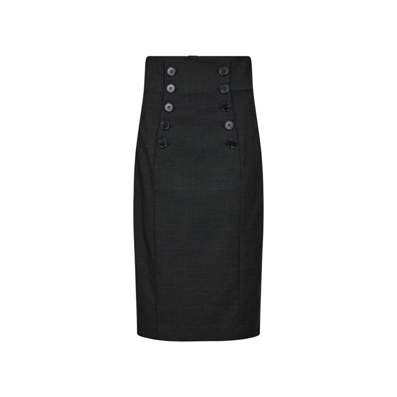 Co Couture Kaya Pencil Skirt-Antracit-XS & S & M & L