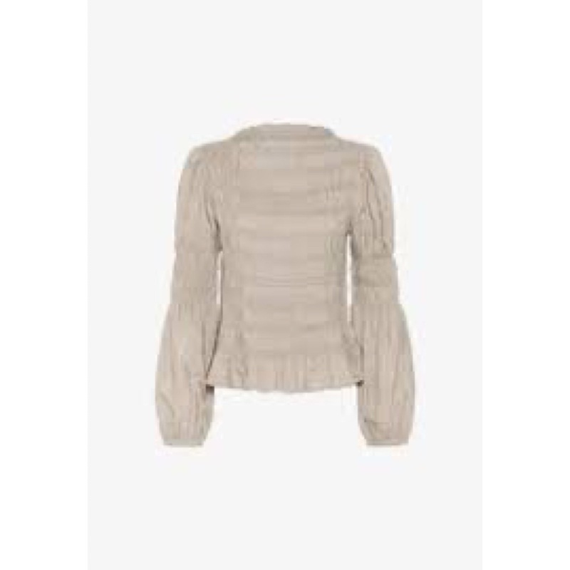 Cream Henva Blouse-Cobblestone-34 & 36 & 38