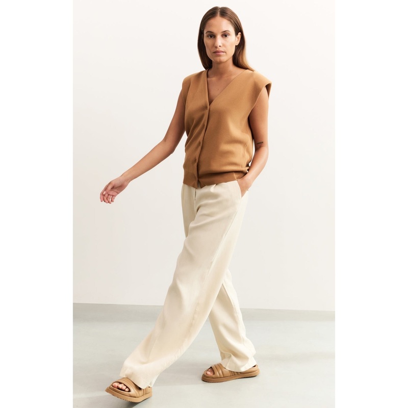 YAYA 301196-505 Linen Blend Trousers