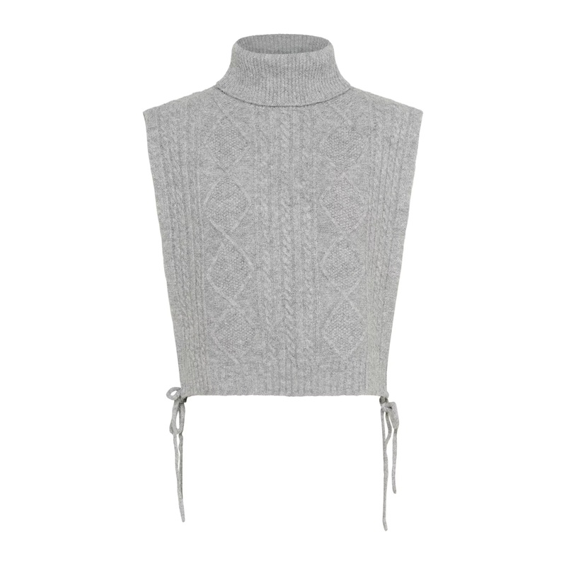 Cream Frina Knit Slipover-Grey Melange & Cobblestone Melange-M/L & XS/S