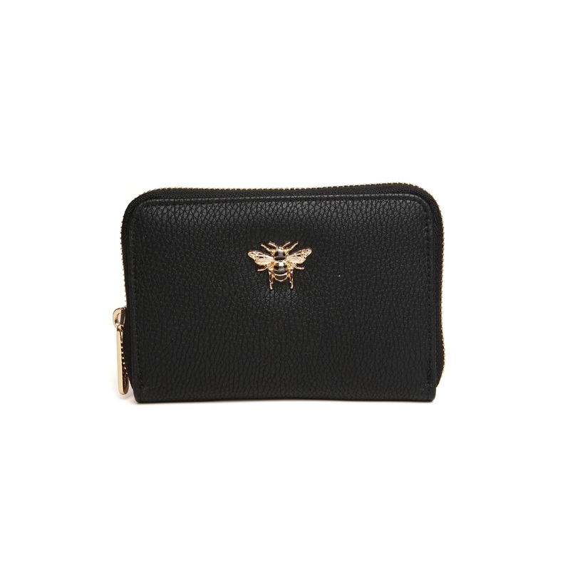 Alice Wheeler Bromley Purse-Black & Stone