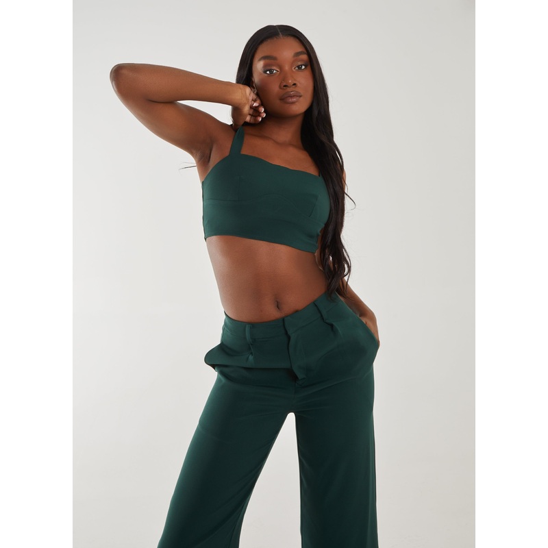 Tailored Bralette-S & M & L-GREEN