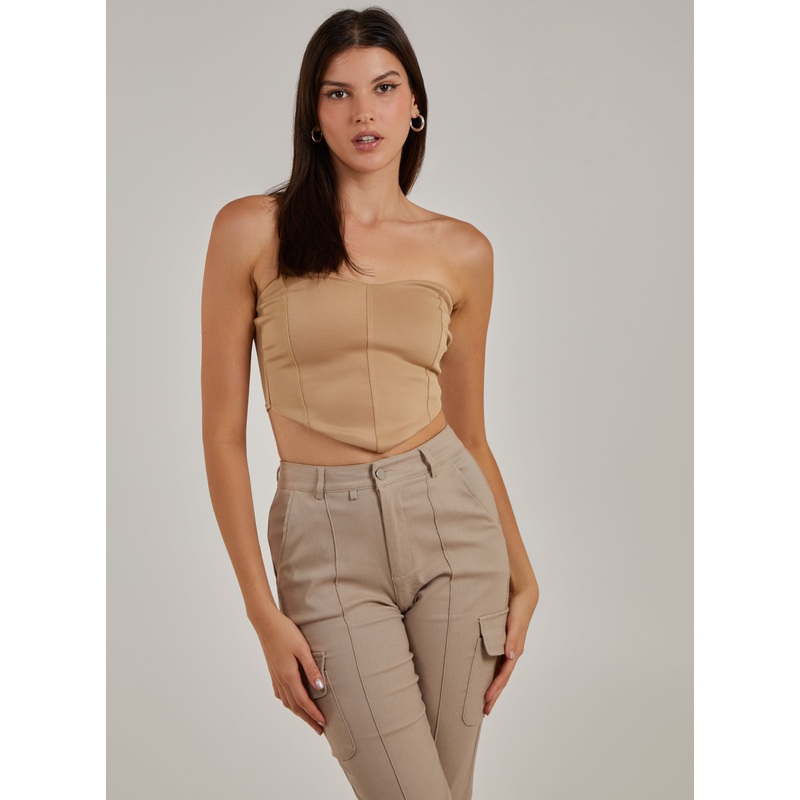 Seam Detail Corset-6 & 8 & 10 & 12 & 14-Stone