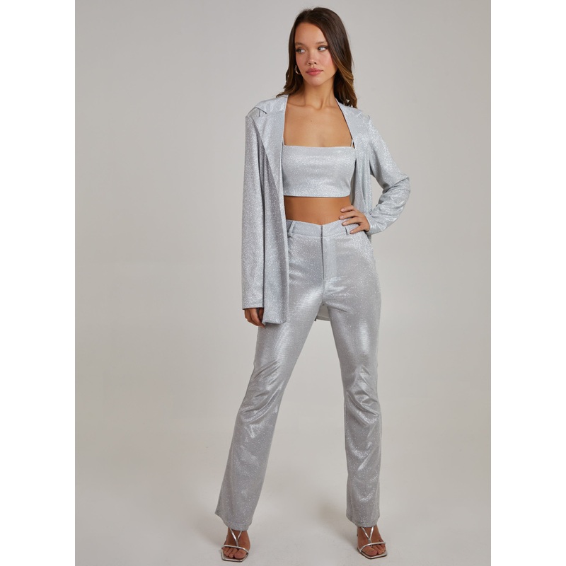 Sparkle Wide Leg Formal Trousers