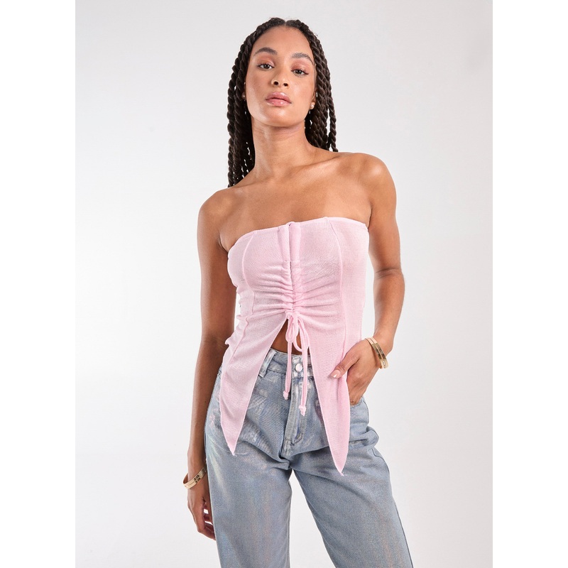 Butterfly Effect Top-S & M & L-Light Pink