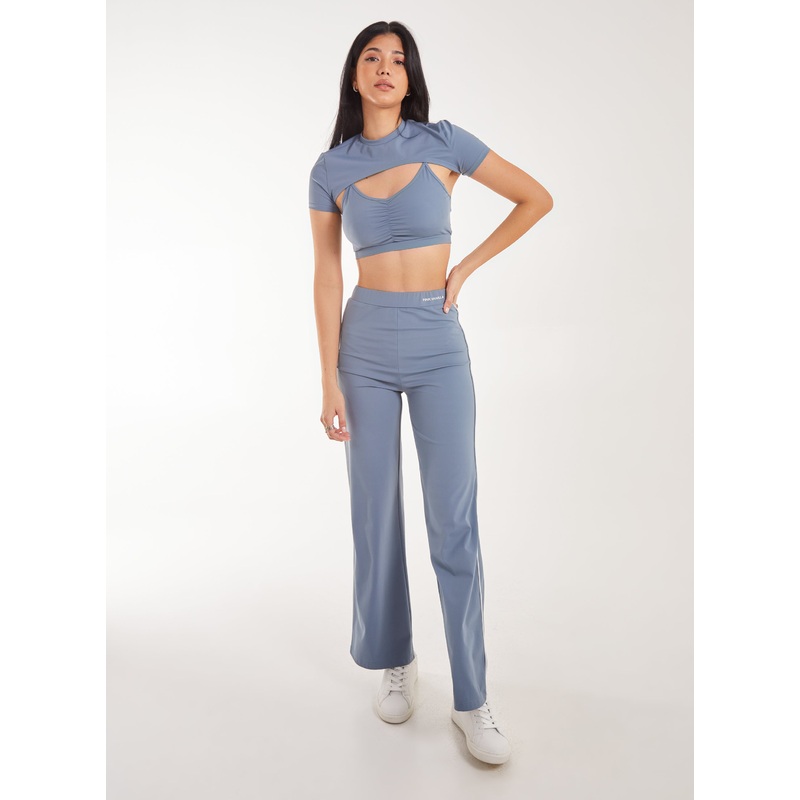 Super Soft Active Yoga Pants-S & M & L-BLUE