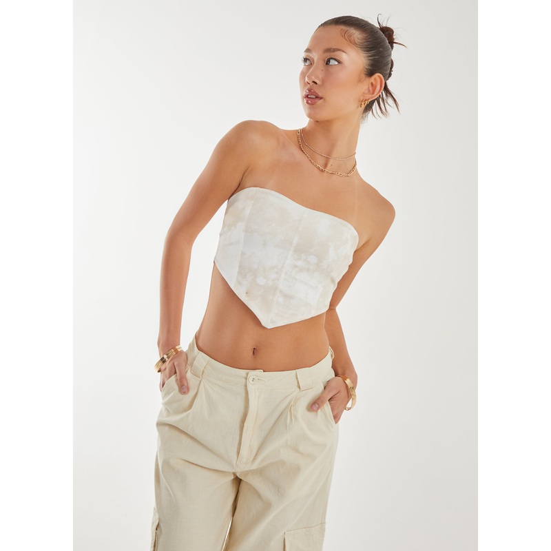 Watermark Corset Top-S & M & L-Stone