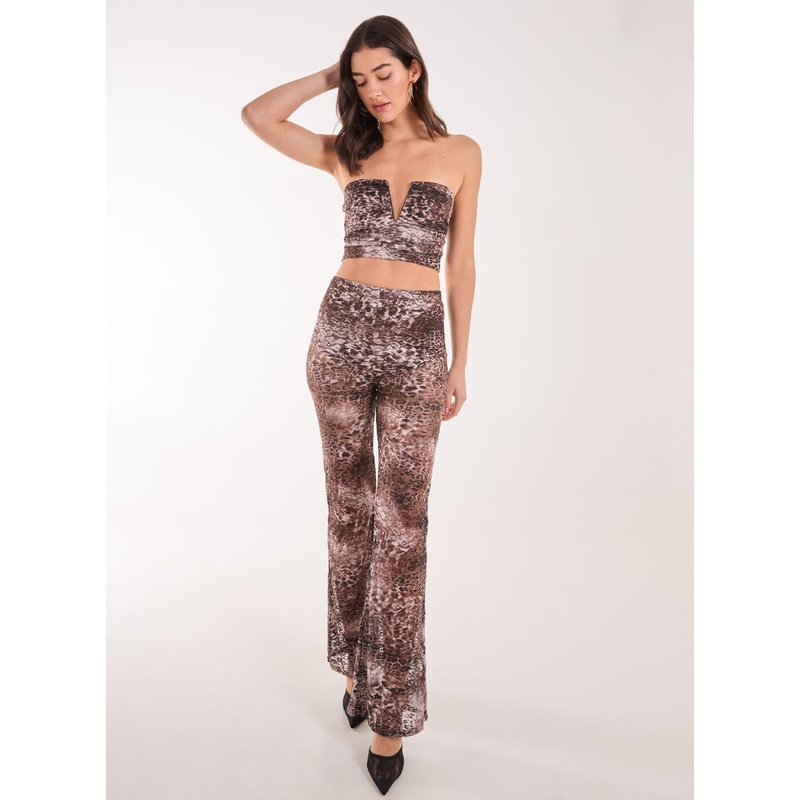 Leopard Lace Flares-S & M & L-Animal