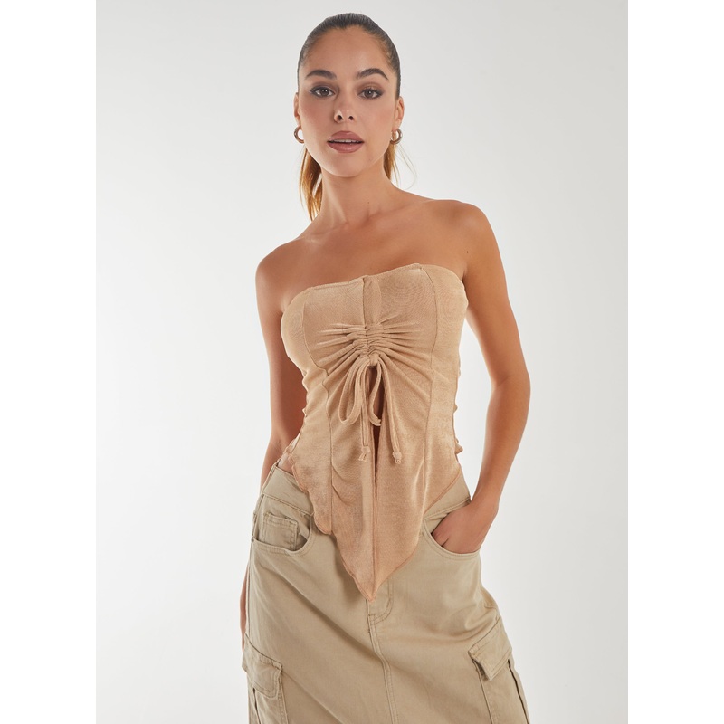 Butterfly Effect Top-S & M & L-Champagne