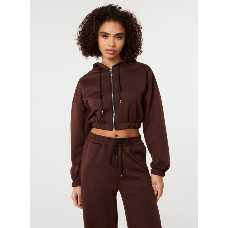 Hooded Zipper-S/M & M/L-CHOCOLATE