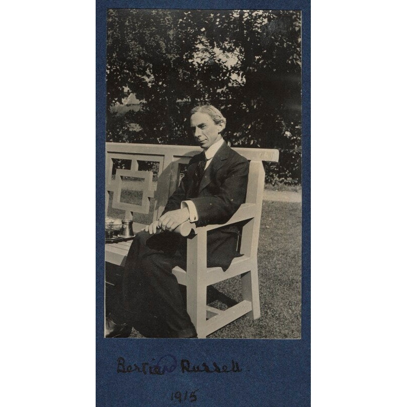 Bertrand Russell Greetings Card
