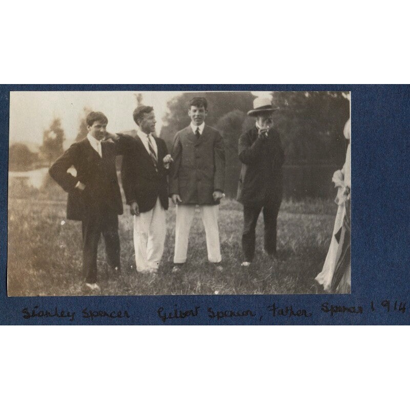Sir Stanley Spencer; Sydney Spencer; Gilbert Spencer; William Spencer Greetings Card