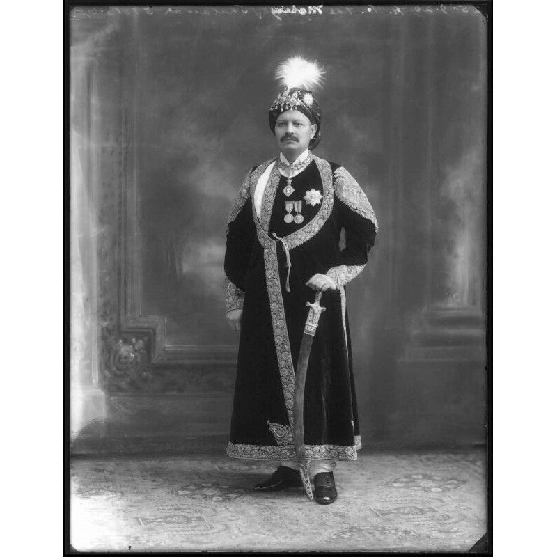 Sir Bhawani Singh Bahadur, Maharaja Rana of Jhalawar Greetings Card
