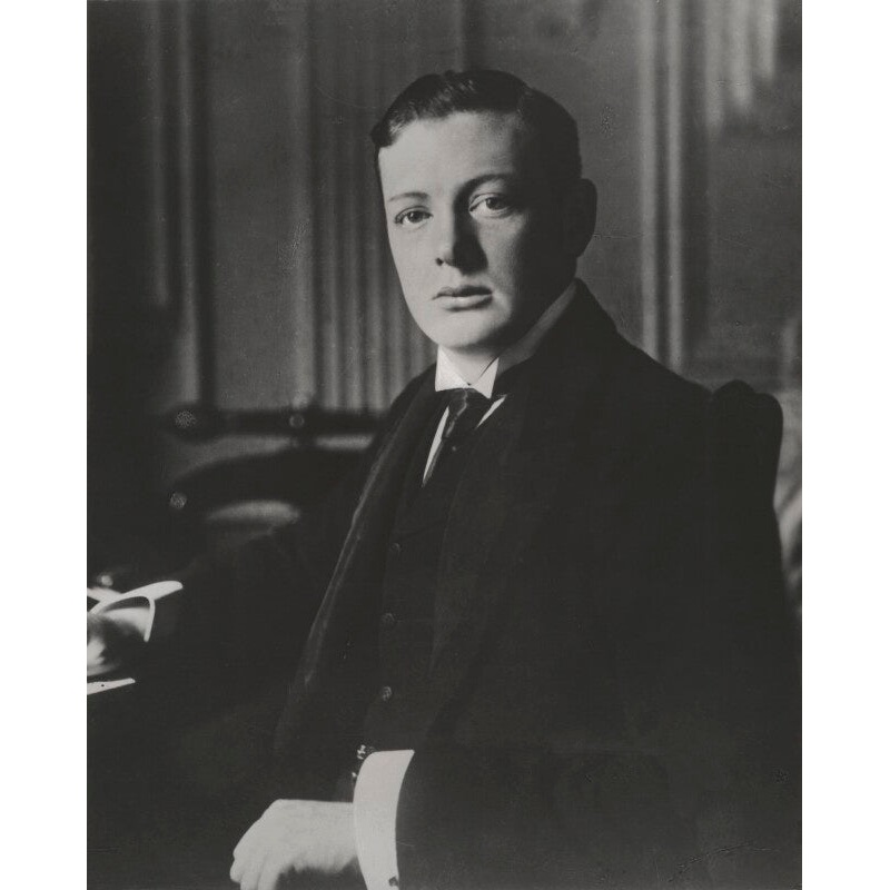 Winston Churchill Greetings Card