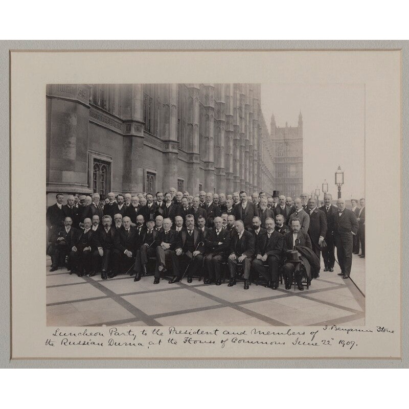 ‘Luncheon Party to the President and Members of the Russian Duma at the House of Commons’ Greetings Card