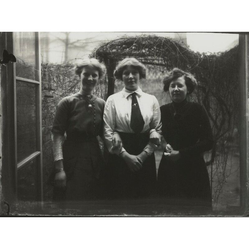 Winifred Margaret Broom with two others Greetings Card