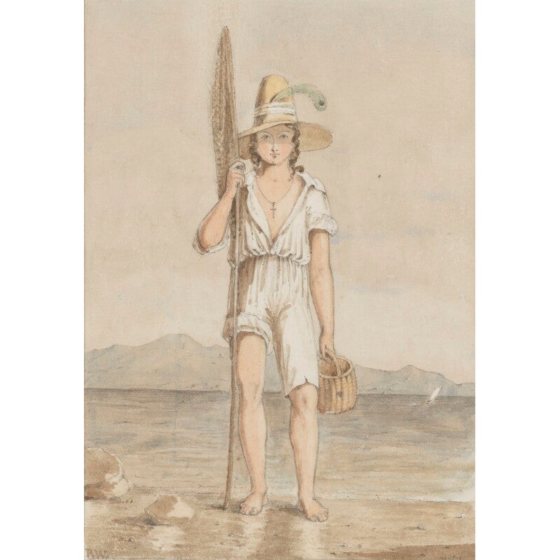 ‘Neapolitan Fisher-Boy’ (Unknown sitter) Greetings Card