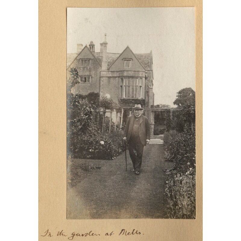 ‘In the garden at Mells’ (Richard Burdon Haldane, Viscount Haldane) Greetings Card