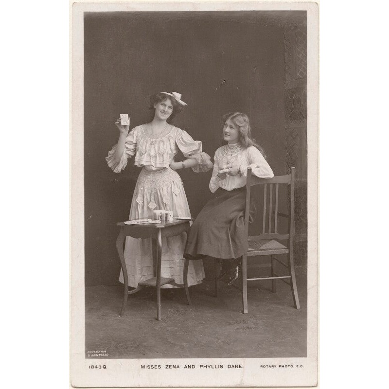 Zena Dare and Phyllis Dare Greetings Card