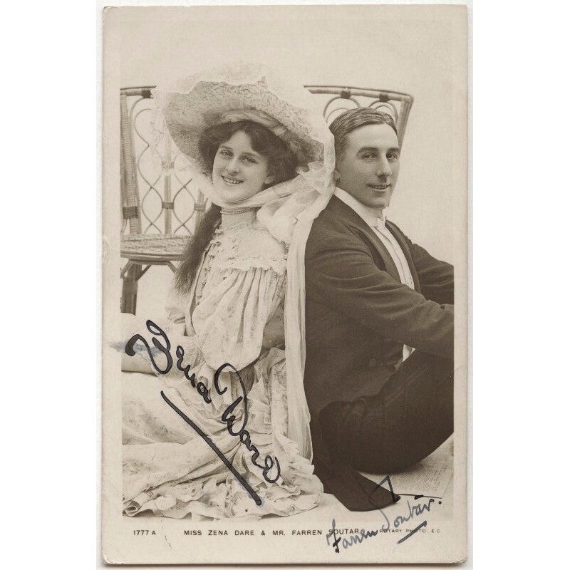 Zena Dare; (Joseph) Farren Soutar Greetings Card