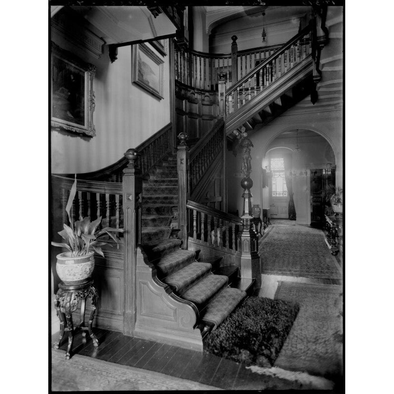 ‘Lady Cornwall’s hall and staircase’ Greetings Card