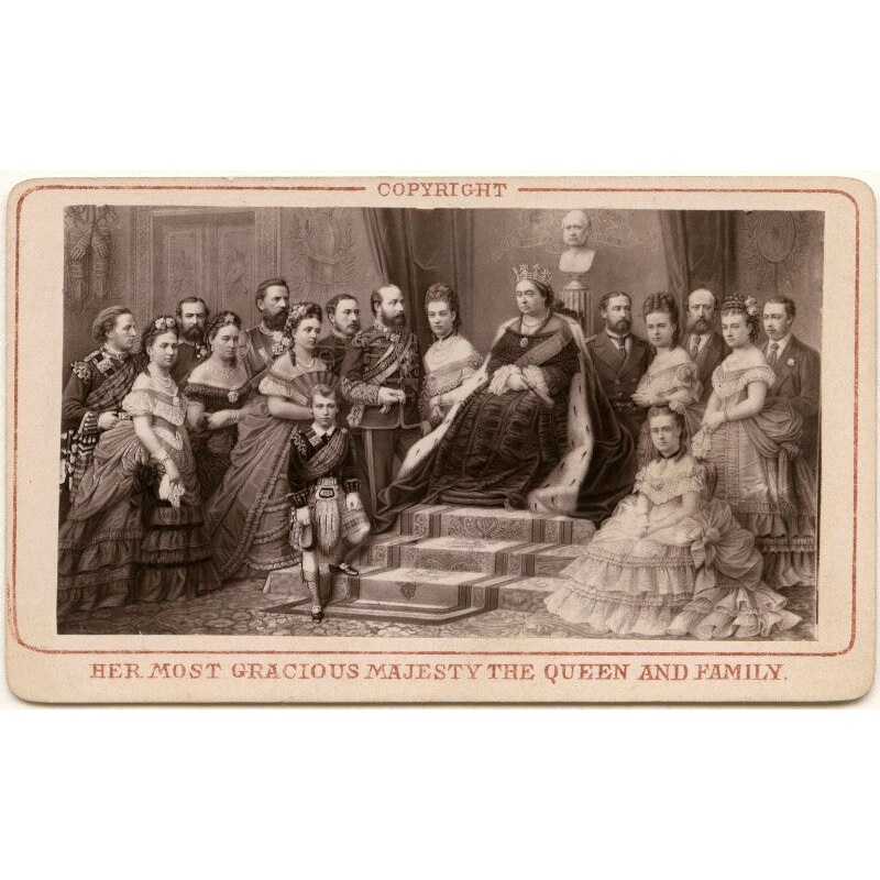 ‘Her Most Gracious Majesty the Queen and Family’ Greetings Card