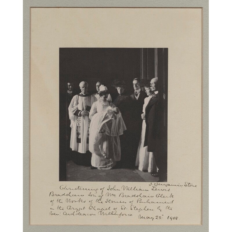 ‘A Christening in the Houses of Parliament’ Greetings Card