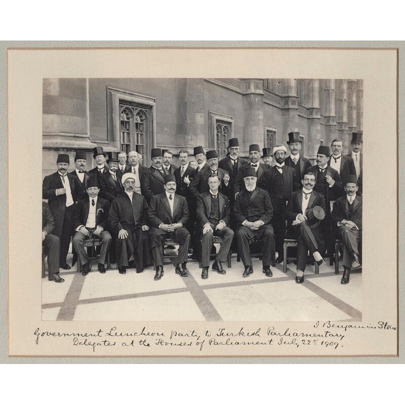 ‘Government Luncheon Party to Turkish Parliamentary Delegates at the Houses of Parliament’ Greetings Card