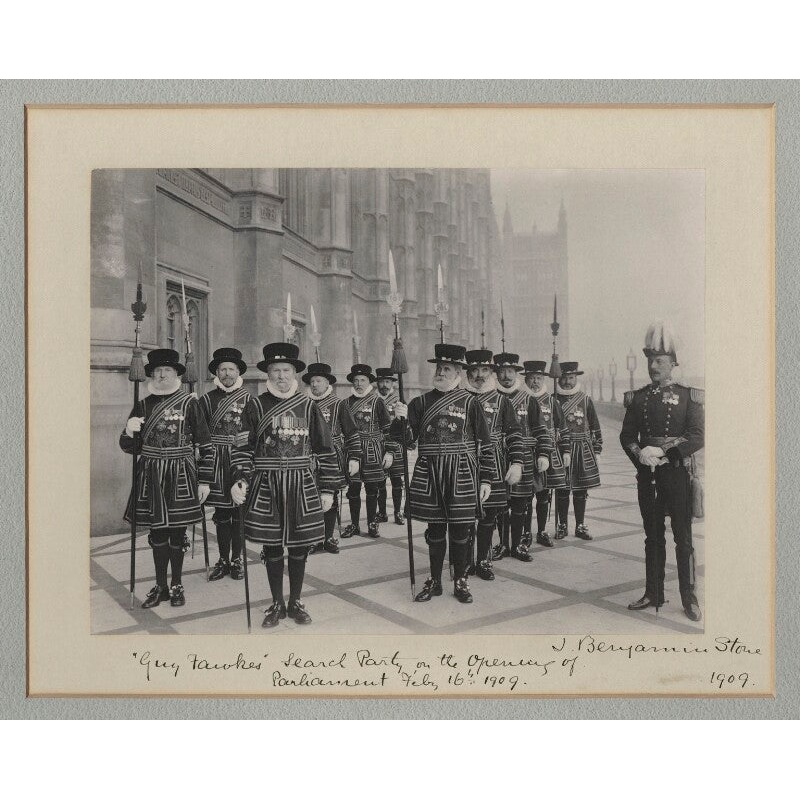 ”Guy Fawkes’ Search Party on the Opening of Parliament’ Greetings Card
