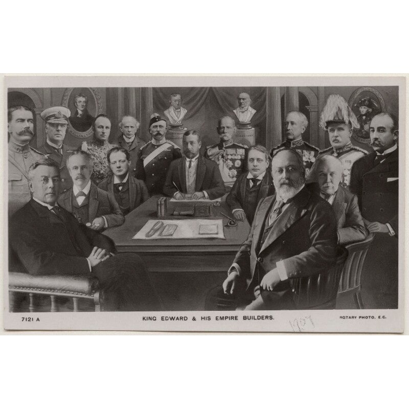 ‘King Edward & His Empire Builders’ Greetings Card
