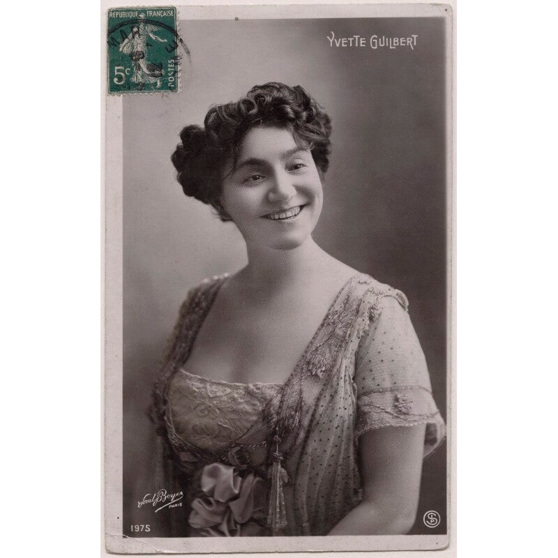 Yvette Guilbert Greetings Card