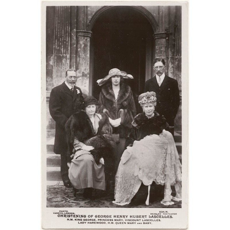 ‘Christening of George Henry Hubert Lascelles’ Greetings Card