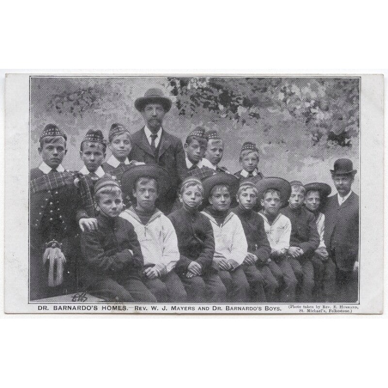 ‘Dr. Barnardo’s Homes – Rev. W.J. Mayers and Dr. Barnardo’s Boys’ Greetings Card