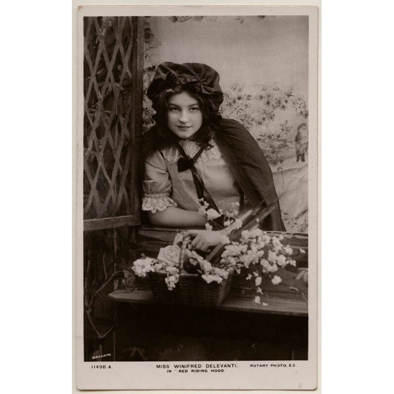 Winifred Delevanti in ‘Red Riding Hood’ Greetings Card