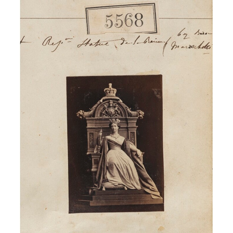 ‘La Reine de la Paix’ by Baron Carlo Marochetti Greetings Card