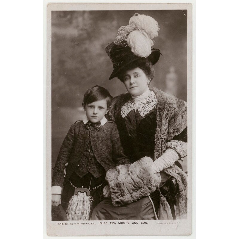 ‘Eva Moore and Son’ (Eva Moore; Jack Esmond) Greetings Card
