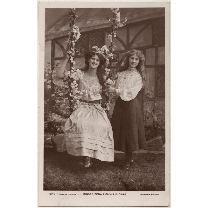 Zena Dare; Phyllis Dare Greetings Card