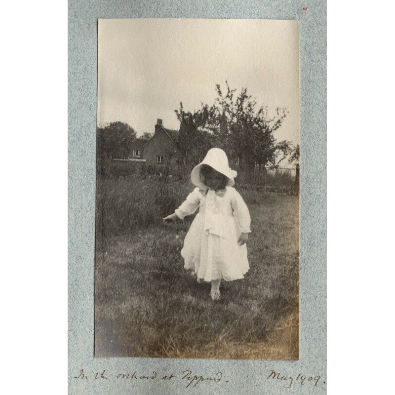 ‘In the orchard at Peppard’ (Julian Vinogradoff (ne Morrell)) Greetings Card