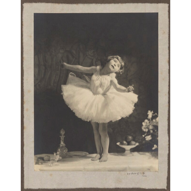 ‘Dancer aged four’ Greetings Card