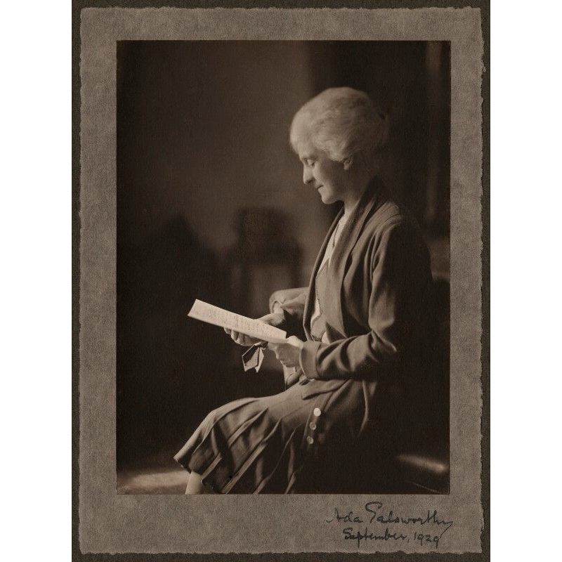 Ada Person Galsworthy (ne Cooper) Portrait Print