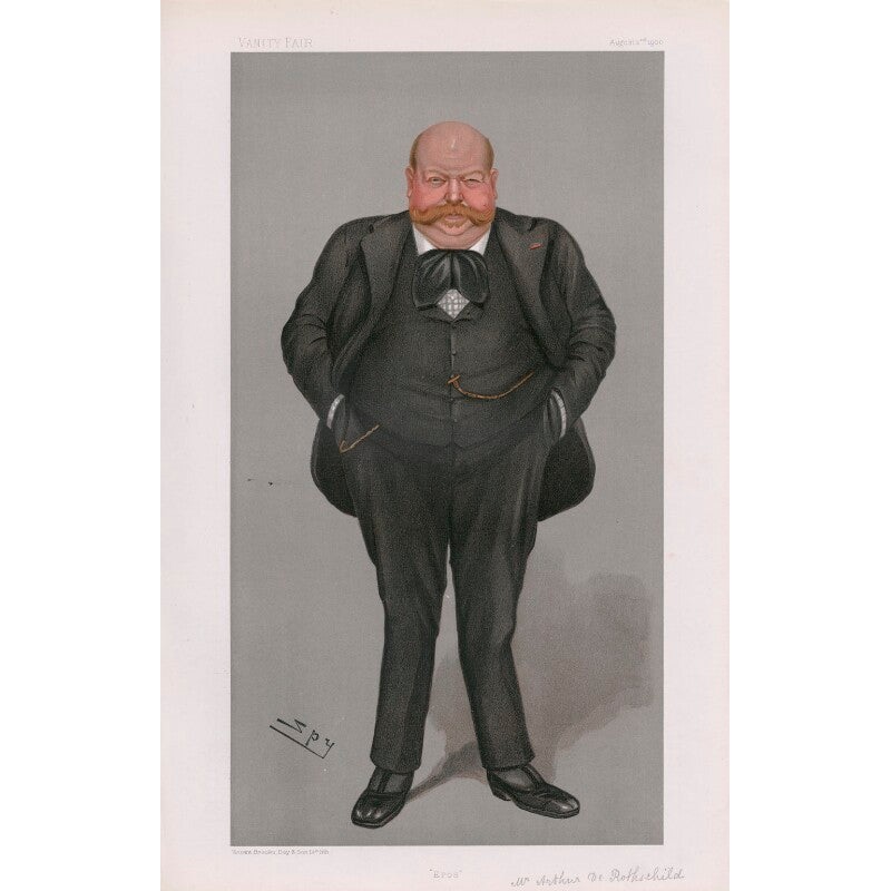 Baron Arthur de Rothschild (‘Men of the Day. No. 786.’) Portrait Print